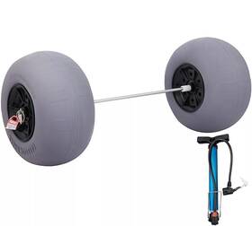 Stlycdzcbdd124ppj Vevor Balloon Beach Wheels Replacement Tires 13 Inch Diam. 32 Axle Included