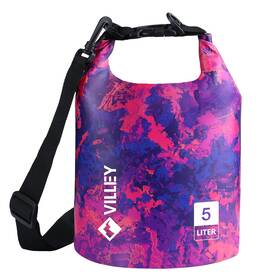 Villey 820909613961 Dry Bag Waterproof 5l Roll Top Sack Keeps Gear Lightweight With