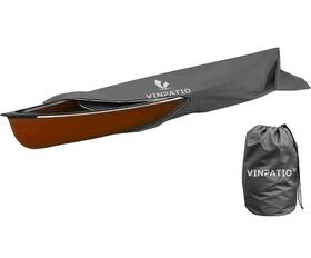 Vin-caka-13ft-n Vinpatio Kayak Cover 13ft Canoe Dark Grey Paddle Board Anti Uv