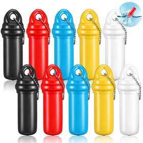 Float-2 Viorawhite 10 Pcs Floating Keychain For Boat Keys Waterproof Bright Color Key Ri