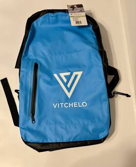 Vitchelo 853813007540 23l Waterproof Dry Bag Backpack Blue Kayak Hiking Travel