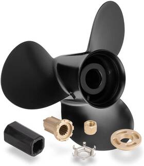 48-77344a45 Vqprops 190726823134 Oem 13 1/4 X17 Pitch Upgrade Aluminum Propeller Fit Mercury Outbo