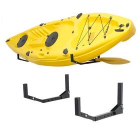 Wallmaster 782940290818 Kayak Storage Hooks Hangers Adjustable Garage Rack Wall Mount