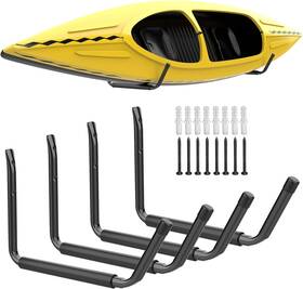 Walmann 313038885878 Lightweight Kayak Storage Rack Wall Mount Hooks For Garage Utility Storag