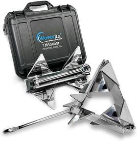 Wavesrx 065014526330 Trianchor - Stainless Steel Folding Pwc And Boat Anchor Kit Sets Instant