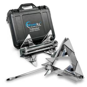 Ss316ta Wavesrx Trianchor - Stainless Steel Folding Pwc And Boat Anchor Kit Sets Inst