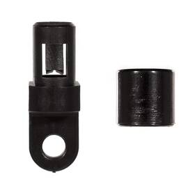 West Coast Paracord Screwmnt14sc-black- Wcp Shock Cord Screw Mount With Terminal End Hardware Attachment Piece For 1/4