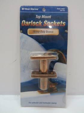 C2.5a281d West Marine 135657 1/2 Inch Heavy Duty Bronze Oar Lock Top Mounts Row Boat