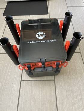8070065 Wilderness Systems Kayak Crate - 4 Rod Holders And Boat Tackle Storage