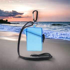 W-004 Witz Waterproof Sport Case Inch See It Safe Lightweight - Blue Outdoor New Swimming