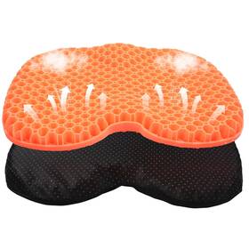 Wllead 791955569901 Orange Anti Slip Kayak Seat Cushion Waterproof Gel Boat Canoe Rowing Stadium