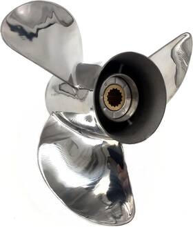 Wonengda 737054591092 13 1/4 X 17 Stainless Steel Outboard Propeller For Yamaha Engines 60-115 Hp Refe