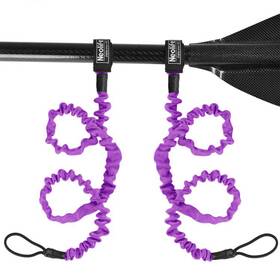 Leash-purple-2 Wonitago Stretchable Kayak Paddle Leash Coiled Rod Tool Lanyard For And S
