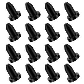 Wooopan 605556765771 16pcs Kayak Drain Plug For Pelican Sun Dolphin 1.25 Inch 0.5 Black