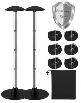 Cg04bxg Wuluyi Boat Cover Support Pole System With Storage Bag Black Silver