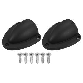 A23073100ux0156 X Autohaux 1 Pair 2.48 Inch X2.28 X0.91 Marine Boat Wire Cover Transducer Ca