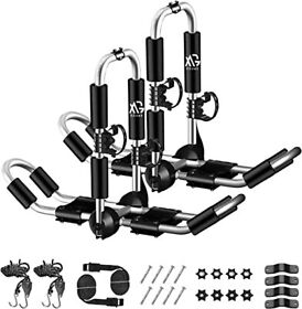 B08gpz3v3x Xgeek Kayak Roof Rack 4-in-1 Surfboard Canoe Ski Folding Adjustable J