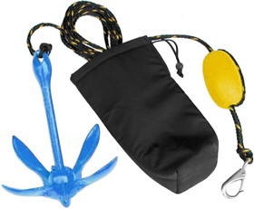 Xialuo Marine Kayak Anchor Kits 7 Lb Folding Accessories With 50 Ft