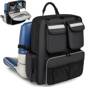Xintrey 313040943931 Waterproof Boat Storage Bag Back Seat Organizer Backpack With Mesh Pockets
