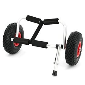 Xproutdoor Wistar Universal Kayaks Cart Canoe Carrier Trolley 220lb Capacity