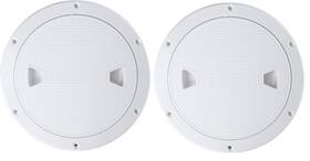 Yaemarine 609832363453 2-pack 6 Inch Boat Deck Cover Marine Inspection Hatch Plate Access And Lid Rou
