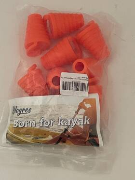 Jk-0044-12 Yaetek Hlogree 10 Pcs Kayak Orange Silicone Scupper Plug Fits 1.23 Inch To 1.62 Ft Holes