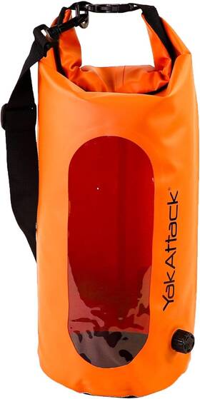 Sba-1002 Yak Attack Yakattack 10l Roll-top Waterproof Dry Bag With Air Valve Compact Storage Org