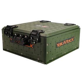 Sso-1015-rg Yak Attack Yakattack Shortstak Solo Storage Box Low-profile With Lid 13 Inch X13 Ranger Grn