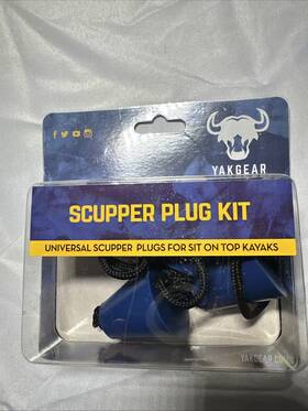 Scup4 Yak-gear New Yakgear Universal Scupper Drain Plug Kit For Sit On Top Kayak. Free Shipping