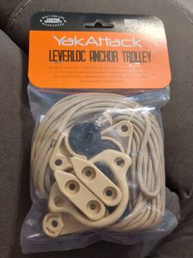 Ams-1003-ds Yakattack Yak Attack Leverlock Anchor Trolley Desert Sand