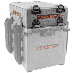 Blp-ac-0010-bg Yakattack Portable Tool Box For Kayak Storage Battleship Grey Blackpak Pro Extension