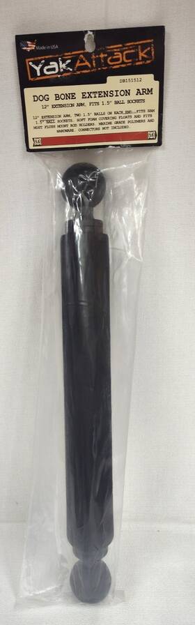 Db101012 Yakattack Dog Bone 12 Inch Extension Arm Two 1.5 Ball Sockets Soft Foam