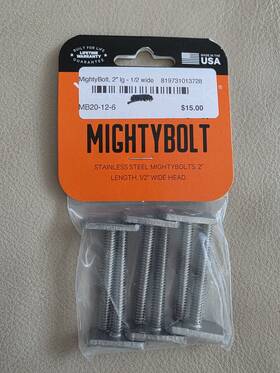 Mb20-12-6 Yakattack Mightybolt 6 Pack - 2 Inch Mb20-12-6 Yakattack Mightybolt 6 Pack - 2 Inch