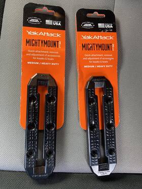 Mmglxl-06 Yakattack 2 Gridloc Mightymount Xl 6 Inch Includes Hardware Black - Lot