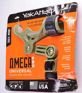 Rhm-1002-og Yakattack Omega Pro Kayak Fishing Rod Holder Locknload Track Mounted Rhm-1002