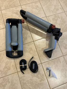 4042 Yakima Bowdown Folding J-style Kayak Carrier For Roof Racks