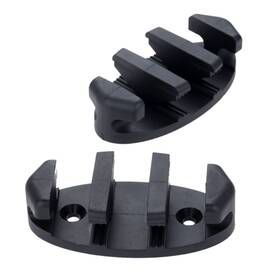 Frbatch3-15806 Yetaha 2 Pcs Zig Zag Anchor Cleat Nylon Kayak Cleats For Canoes Marine Fishing Boat