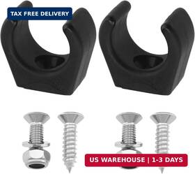 316-a-sg Yinettech 2pcs Nylon Boat Ladder Clips/quick Release Spring Clamp/mounting Canoe Kayak Oar