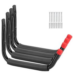 Yisunnan 824007193561 15inches Jumbo Garage Storage Hooks Kayak Wall Mount Rack Heavy Duty Ladder