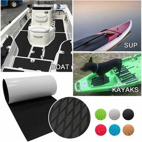 Yuanjiasheng 764430019406 Eva Boat Flooring Carpet With Cross Groove Sheet For Motorboat Yacht Kayak Rv