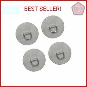 Yyst 610396183845 4 X Stainless Steel D-ring Pad/patch For Pvc Inflatable Boat Raft Dinghy Ka
