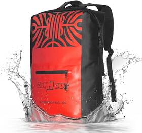 Xoo4b8p0hl Zanhour Waterproof Dry Bag With Roll Top - 25l Backpack Yellow/black
