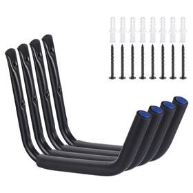 Zaplyte 619668001337 15 Inch Garage Storage Hooks 120lbs Capacity For Kayaks Canoe Surfboard 4 Pack