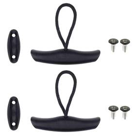 Zelerdo 721353856853 2 Pack Kayak Carry Pull Handle With Cord And Pad Eyes Screws