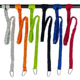 Zelerdo 724725684511 6 Pack Kayak Paddle Leash Rod Stretchable Coiled Lanyard