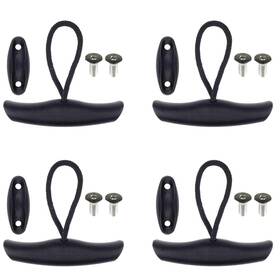 Zelerdo 726673067064 4 Pack Kayak Carry Pull Handle T-handle With Cord And Pad Eyes Screws
