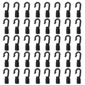 Zelerdo 781545958451 40 Pack Kayaks Bungee Shock Cord Hook For 3/16 Inch 1/5 13/64 And 7