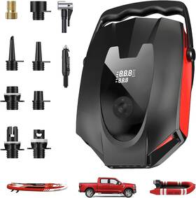 Zfox 445050892886 50psi Paddle Board Pump Portable Electric Sup With Auto-shutoff And Cooling