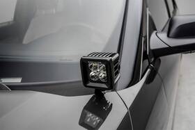 Z366641 Zroadz Ditch Hood Hinge Led Mounting Bracket - Compatible With 2016-2017 Ford E