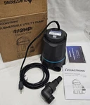 Aquastrong Sump Pump 1/2 Hp Submersible Water Thermoplastic Portable. Fixed Price $59.00.